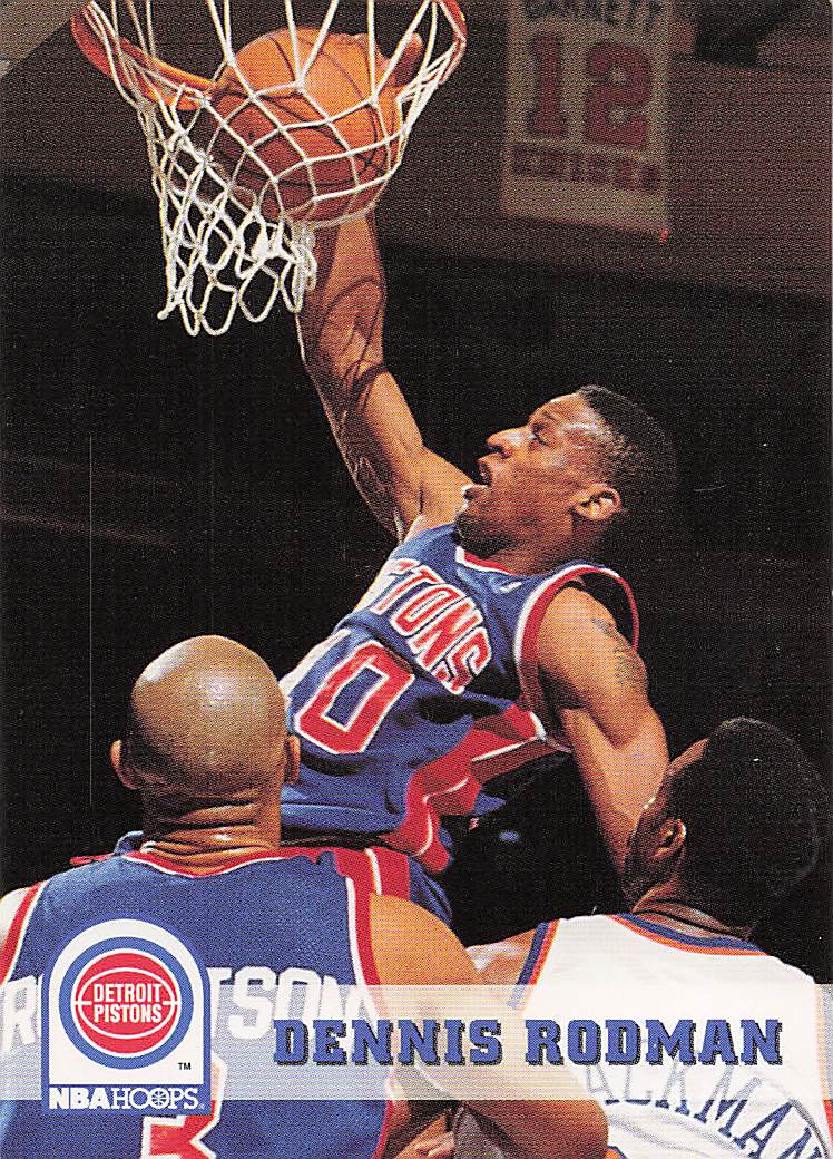 1993-94 Hoops Basketball Dennis Rodman #66