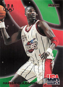 1996 SkyBox USA Basketball Hakeem Olajuwon #6