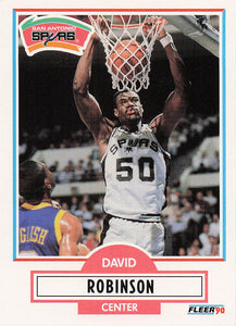 1990-91 Fleer Basketball David Robinson #172