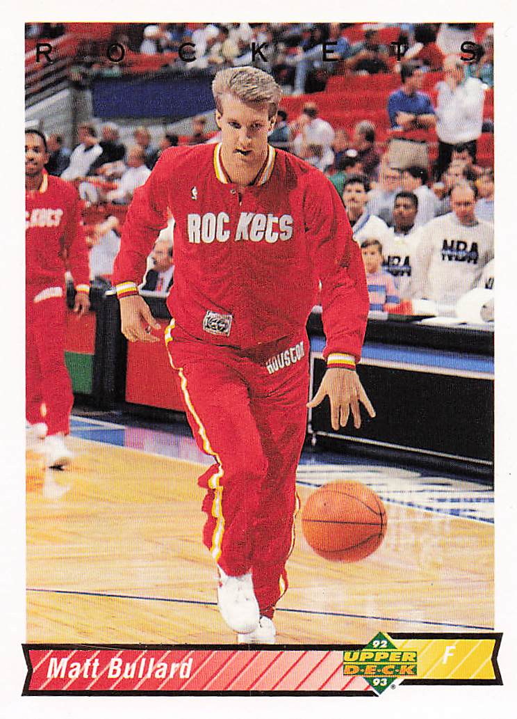 1992-93 Upper Deck Basketball Matt Bullard #99