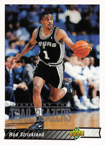 1992-93 Upper Deck Basketball Rod Strickland #74