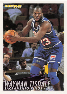 1994-95 Fleer Basketball Wayman Tisdale #197