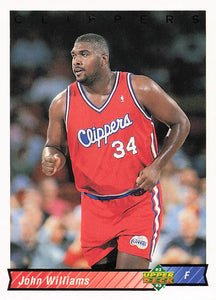 1992-93 Upper Deck Basketball John Williams #320