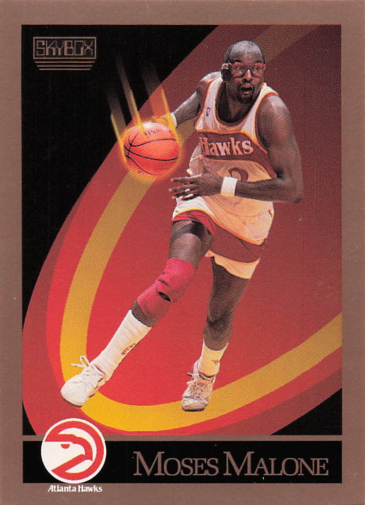1990-91 SkyBox Basketball Moses Malone #6