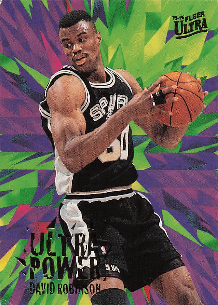 1995-96 Ultra Basketball Ultra Power Gold Medallion David Robinson #10