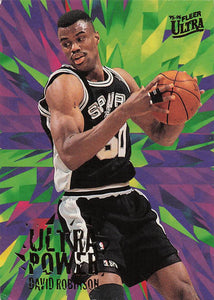 1995-96 Ultra Basketball Ultra Power Gold Medallion David Robinson #10