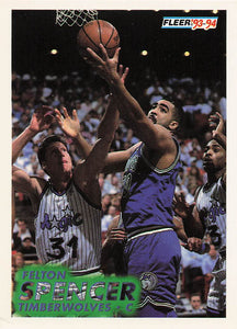 1993-94 Fleer Basketball Felton Spencer #126