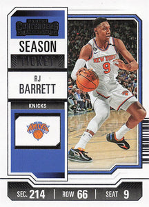 2023-24 Panini Contenders Basketball Season Ticket Retail RJ Barrett #2