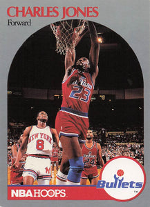 1990-91 Hoops Basketball Charles Jones #299 Rookie