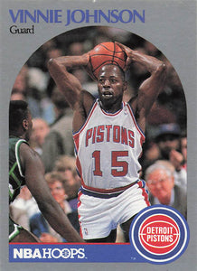 1990-91 Hoops Basketball Vinnie Johnson #107