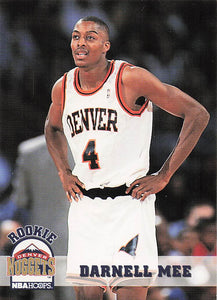 1993-94 Hoops Basketball Darnell Mee #327 Rookie