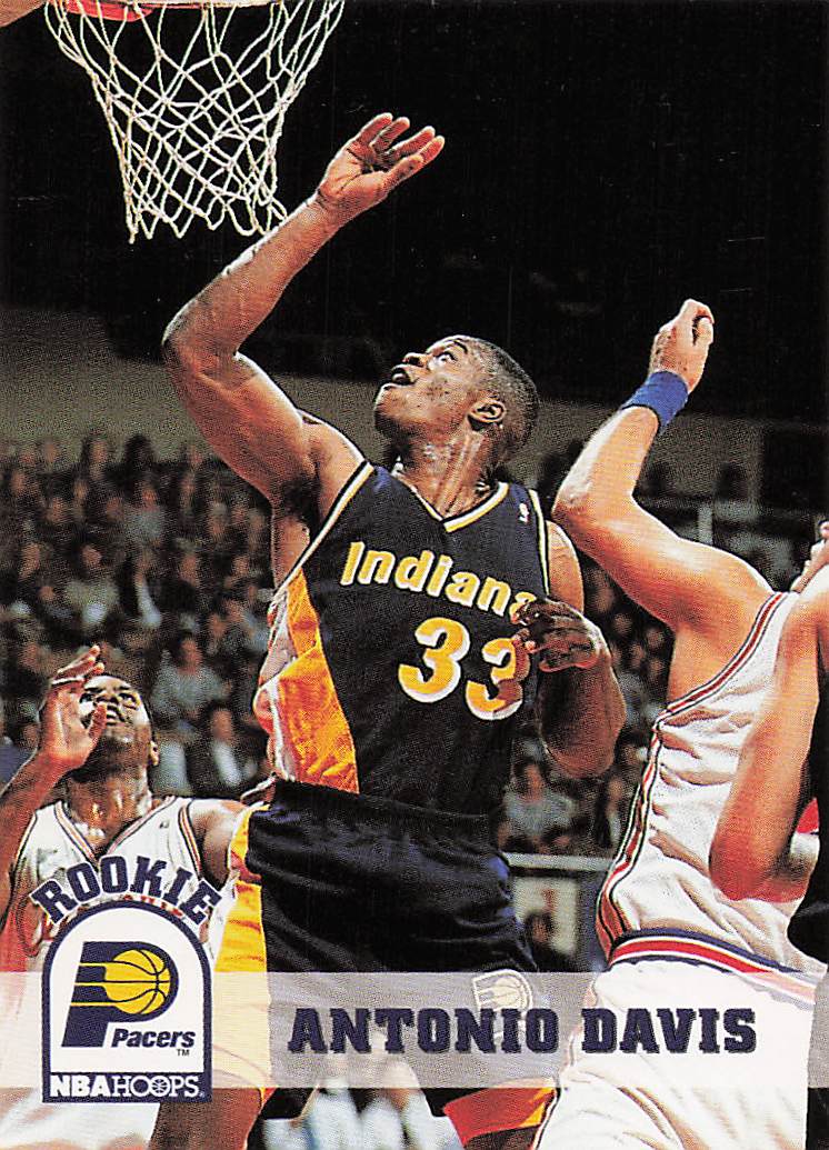 1993-94 Hoops Basketball Antonio Davis #345 Rookie