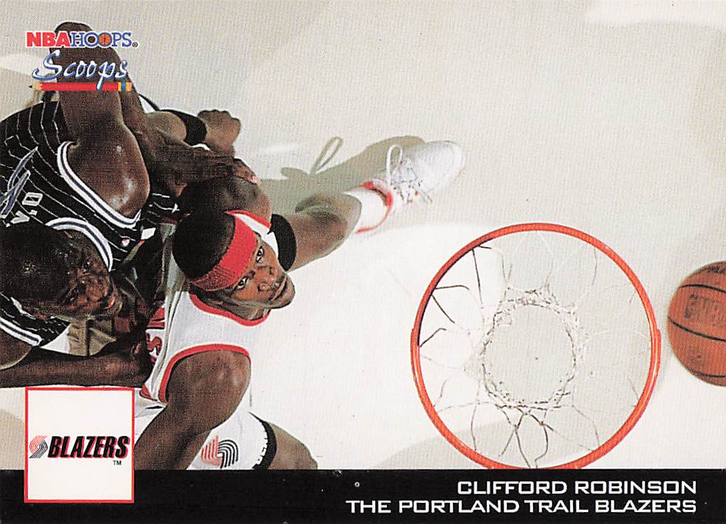 1993-94 Hoops Basketball Scoops Clifford Robinson #HS22