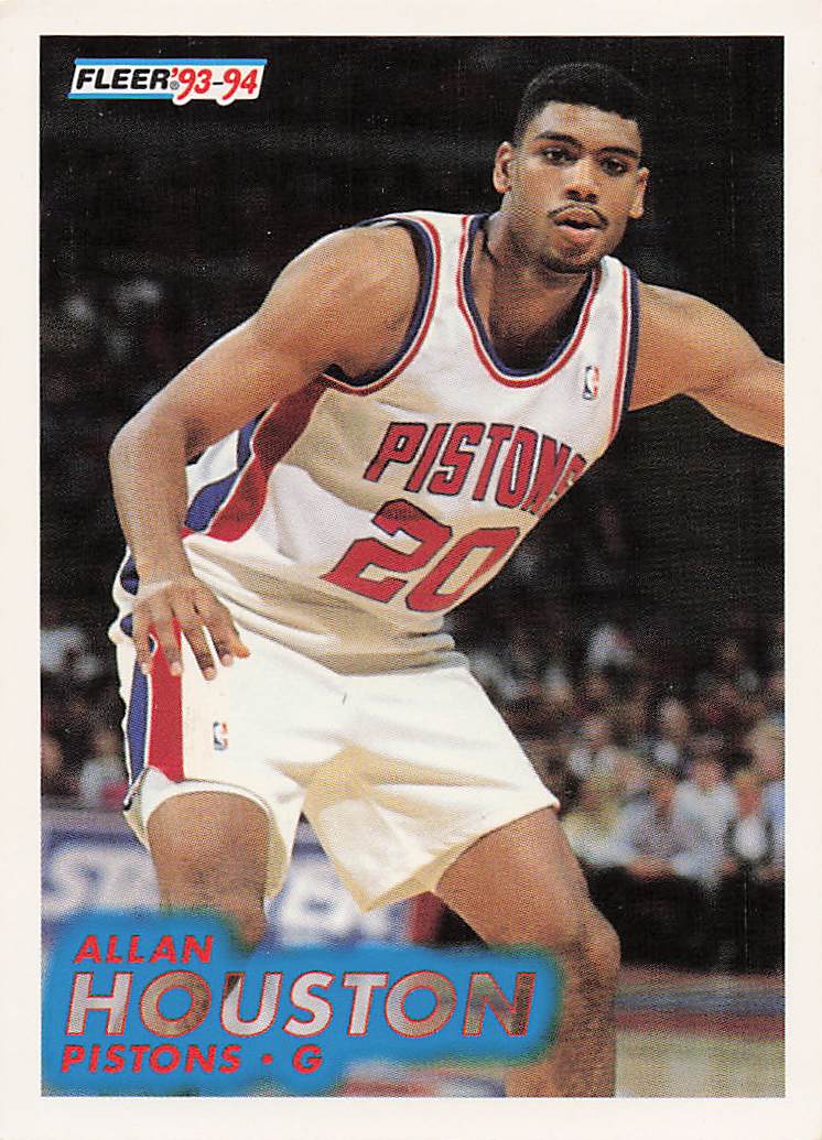 1993-94 Fleer Basketball Allan Houston #282 Rookie