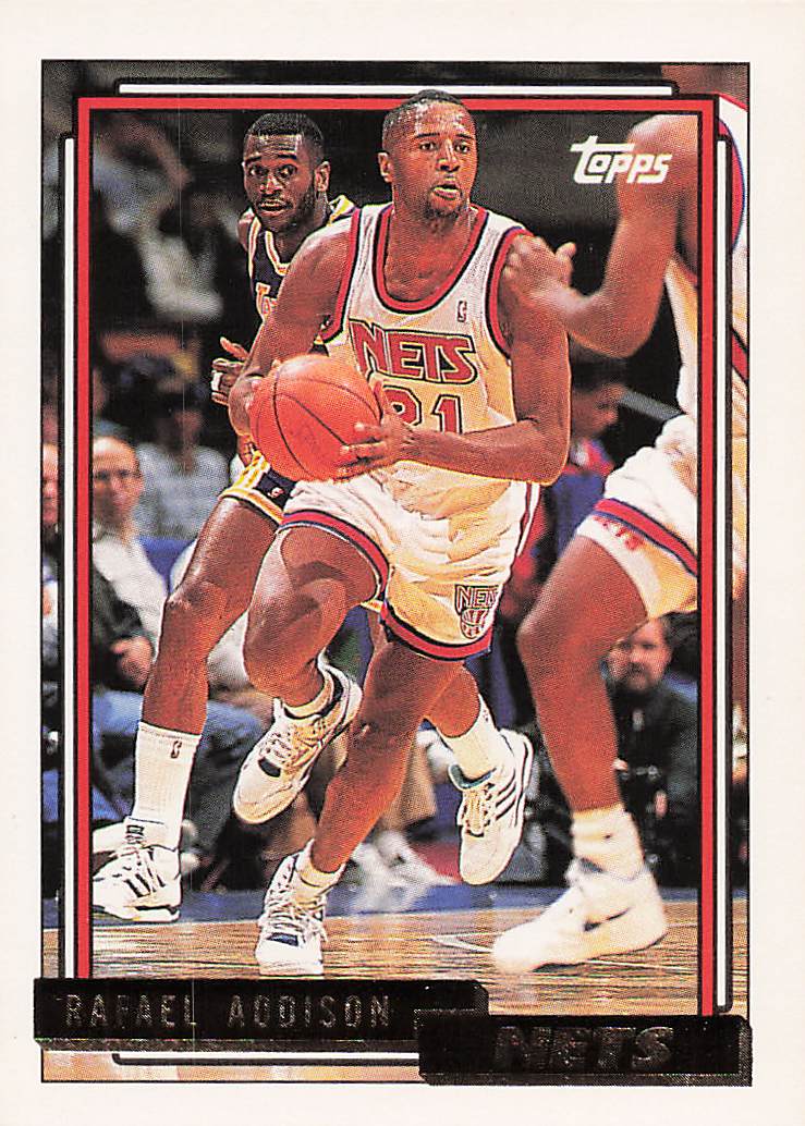 1992-93 Topps Basketball Rafael Addison #345