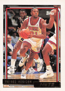 1992-93 Topps Basketball Rafael Addison #345