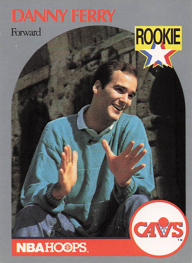 1990-91 Hoops Basketball Danny Ferry #336 Rookie