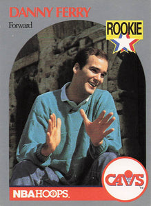 1990-91 Hoops Basketball Danny Ferry #336 Rookie