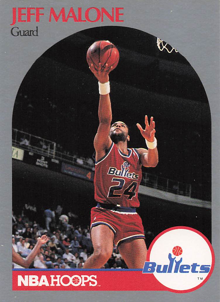 1990-91 Hoops Basketball Jeff Malone #301