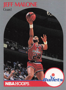1990-91 Hoops Basketball Jeff Malone #301