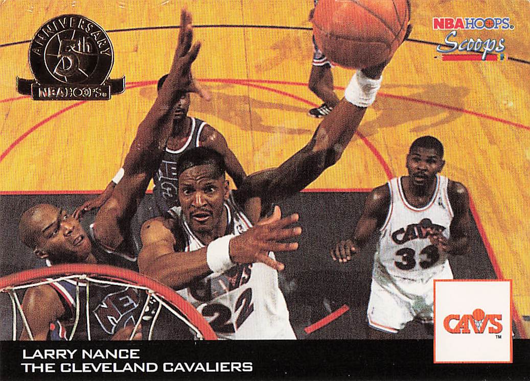 1993-94 Hoops Basketball Scoops Larry Nance #HS5