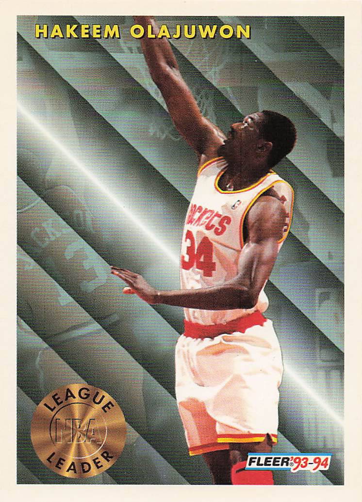 1993-94 Fleer Basketball Hakeem Olajuwon #225
