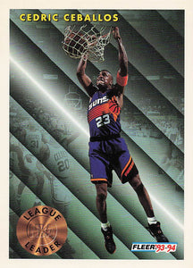 1993-94 Fleer Basketball Cedric Ceballos #222