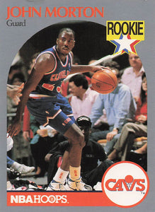 1990-91 Hoops Basketball John Morton #77