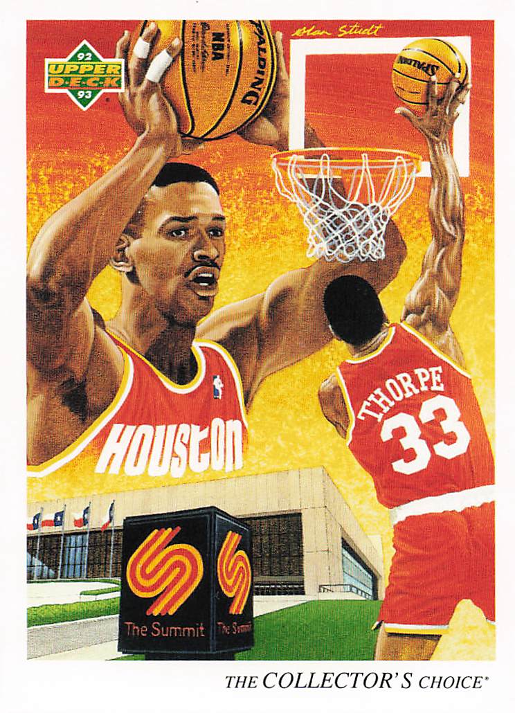 1992-93 Upper Deck Basketball Otis Thorpe #54b