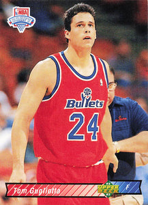 1992-93 Upper Deck Basketball Tom Gugliotta #14b Rookie