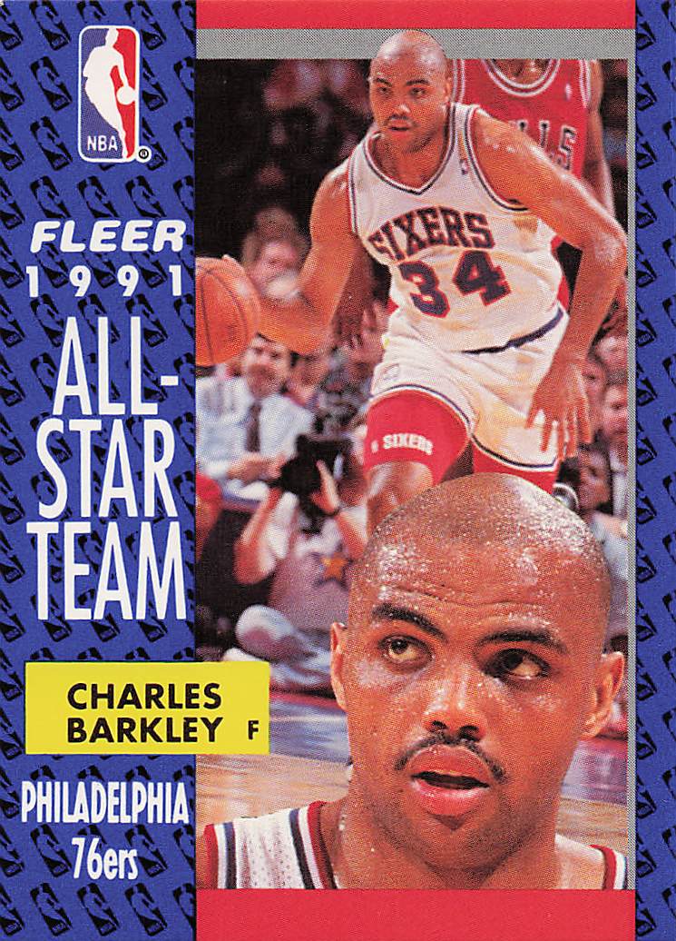 1991-92 Fleer Basketball Charles Barkley #213