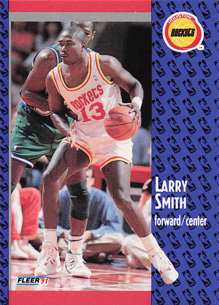 1991-92 Fleer Basketball Larry Smith #79