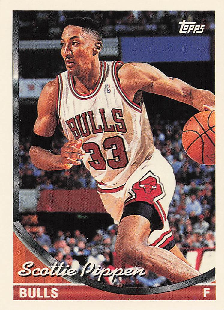 1993-94 Topps Basketball Gold Scottie Pippen #92