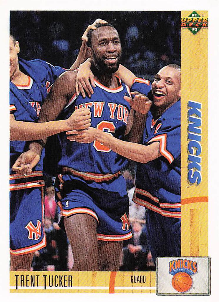 1991-92 Upper Deck Basketball Trent Tucker #341b