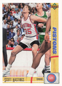 1991-92 Upper Deck Basketball Scott Hastings #340