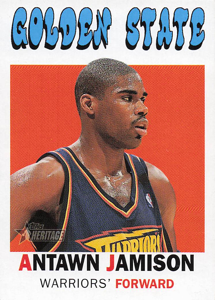 2000-01 Topps Heritage Basketball Antawn Jamison #107