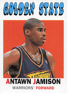 2000-01 Topps Heritage Basketball Antawn Jamison #107
