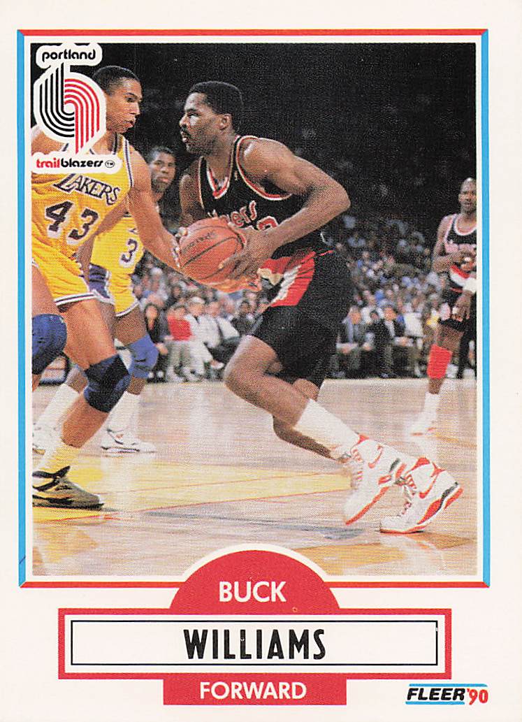 1990-91 Fleer Basketball Buck Williams #160
