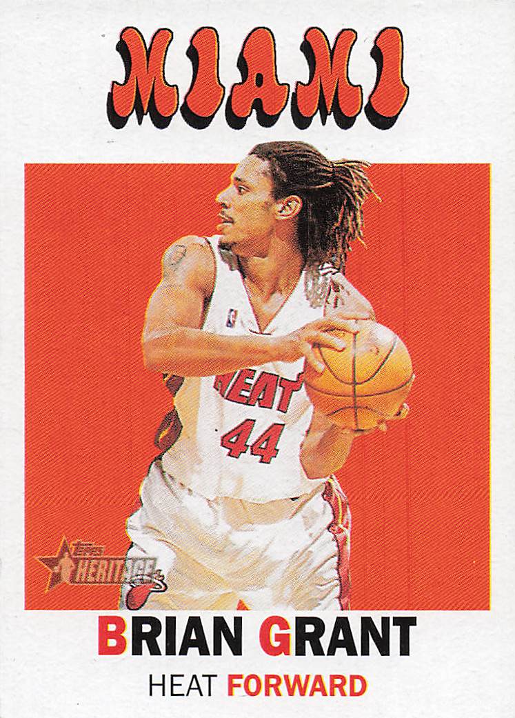 2000-01 Topps Heritage Basketball Brian Grant #90