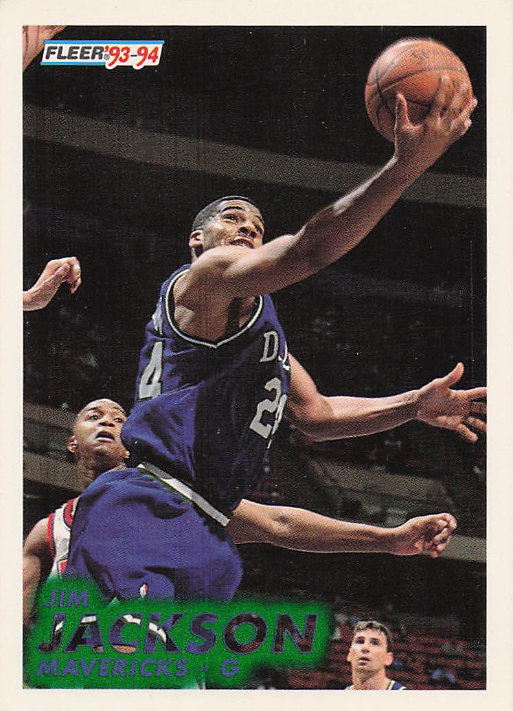 1993-94 Fleer Basketball Jim Jackson #46