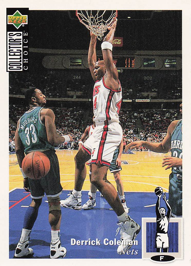1994-95 Collector's Choice Italian Basketball Derrick Coleman #44