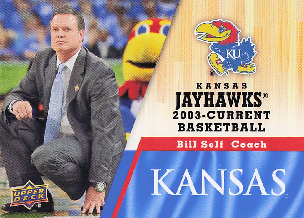 2013 Upper Deck University of Kansas Basketball Bill Self #76