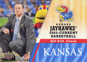 2013 Upper Deck University of Kansas Basketball Bill Self #76