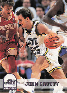 1993-94 Hoops Basketball John Crotty #413