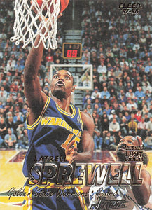 1997-98 Fleer Basketball Latrell Sprewell #15