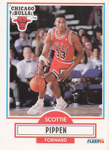1990-91 Fleer Basketball Scottie Pippen #30