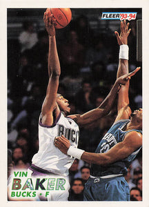 1993-94 Fleer Basketball Vin Baker #321 Rookie
