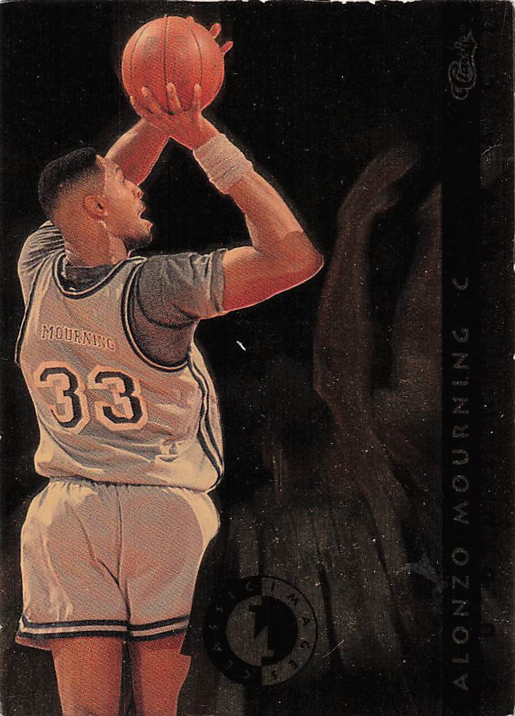 1993-94 Classic Images Four Sport Sudden Impact Alonzo Mourning #SI 10