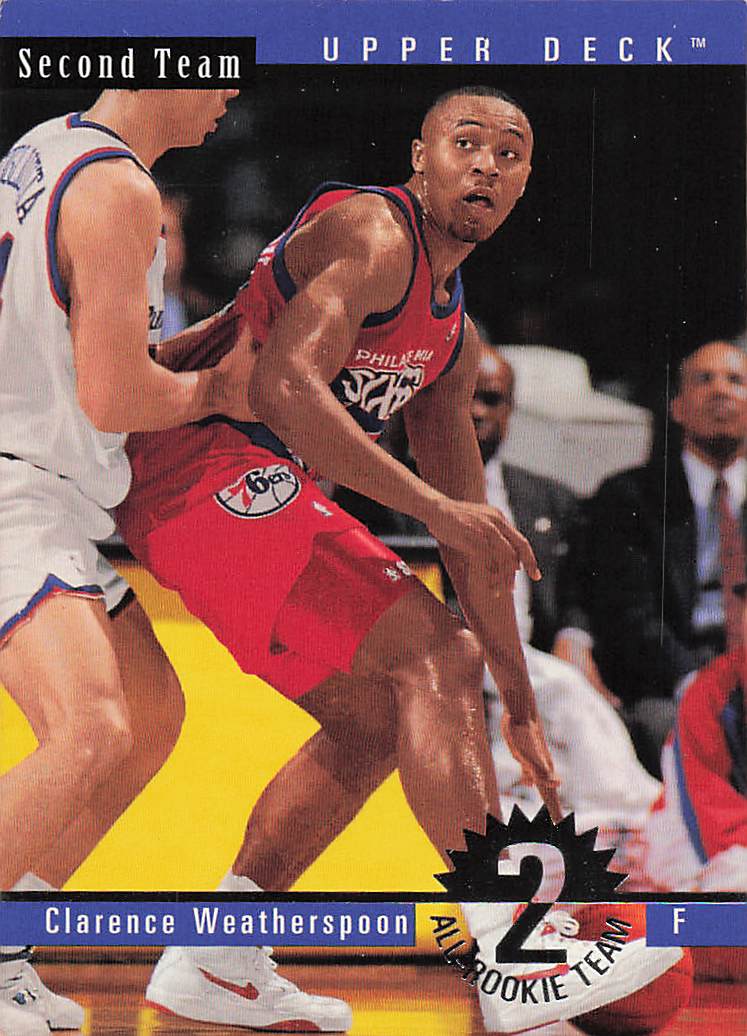 1993-94 Upper Deck Basketball All-Rookie Clarence Weatherspoon #AR9