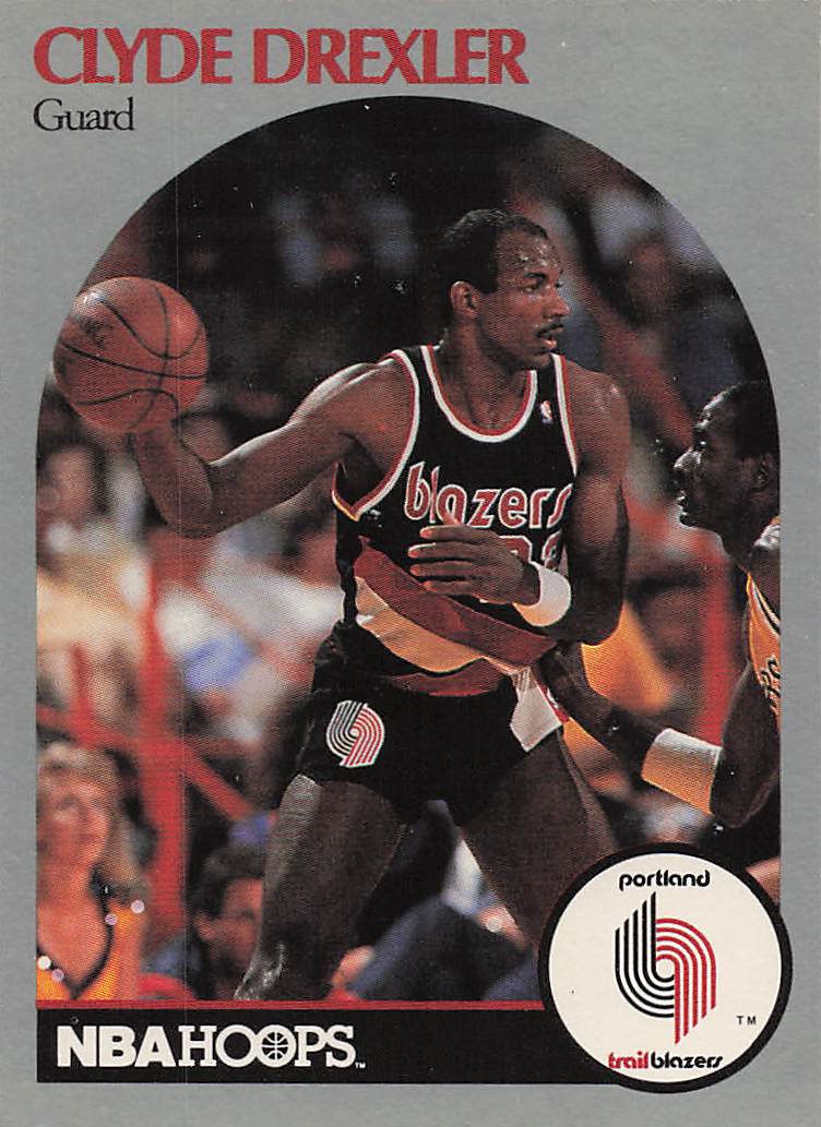 1990-91 Hoops Basketball Clyde Drexler #245